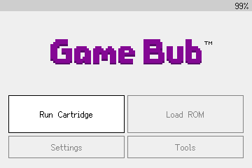 Screenshot: Main Menu